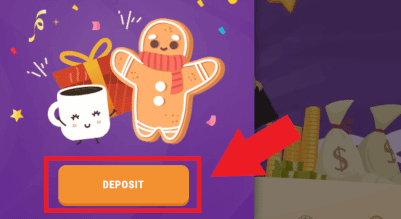 deposit geld in cookie account