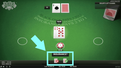 insurance blackjack ja of nee
