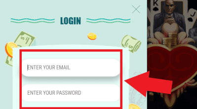 login met nieuw account
