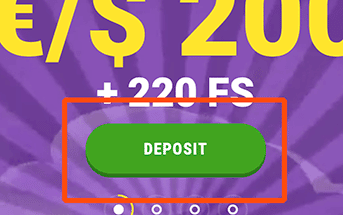 Vervolgens ga je geld storten op je account