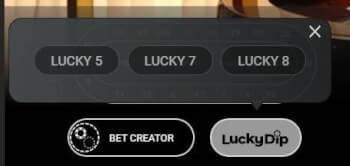 Bet creator en lucky dip