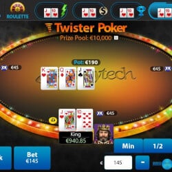 Online twister poker