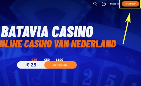 Batavia casino registratie