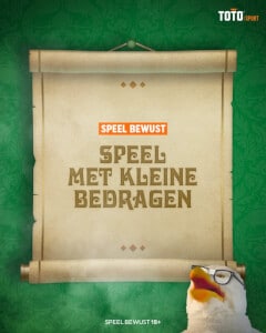 Speel met kleinere bedragen