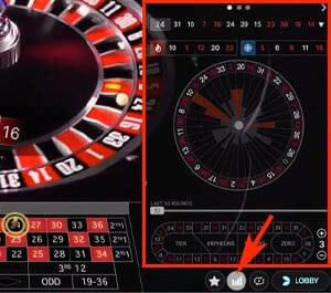 Statistieken immersive roulette