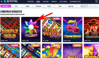 Betcity casino spellen