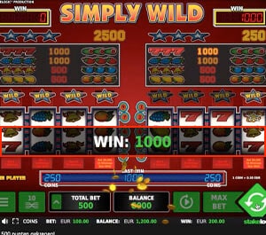 Geld winnen simply wild