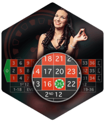 Live roulette tafels