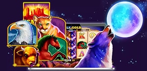 Speel zelf Wolf Gold gokkast
